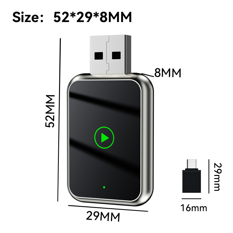 Hot Selling Car-Machine Interconnection Box 2in1 Smart Carplay Wireless Adapter Android Autocarplay Box