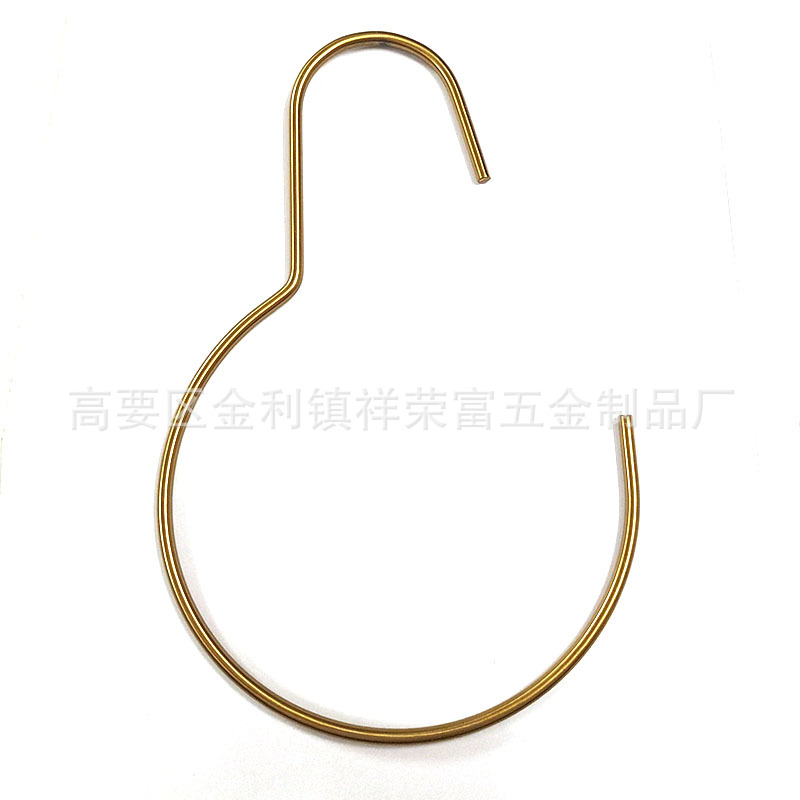 Arc-Shaped Scarf Rack, Metal Non-Snag Tie Hook, Belt Scarf Storage Rack, Towel Rack, Clothing Hanger