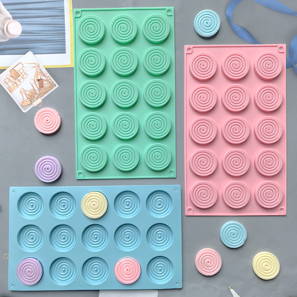 15 Mosquito Incense 273 Chocolate Cookie Mold Cake Mold Ice Cream Candy Silicone Mold