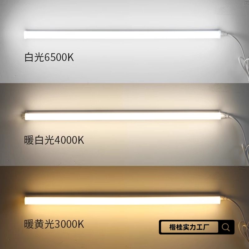 Plug-In Desk Lamp Plug-In Student Dormitory Socket Fluorescent Lamp Energy-Saving Dormitory Home Kaigui