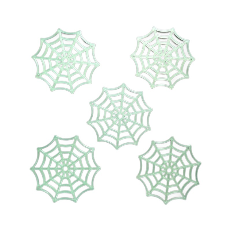 Halloween Plastic Spider Web 5.5cm Spider Web Scene Ghost Festival Ball DIY Decorative Pendant Can Be Packed in a Small Bag