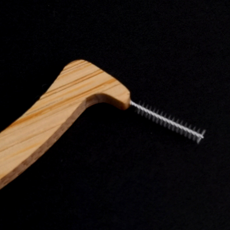 L Bamboo Interdental Brush Teeth Cleaning Interdental Brush