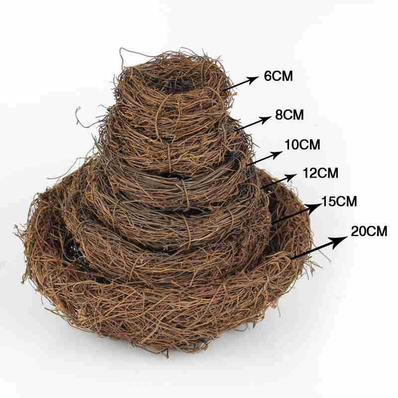 Simulation Rattan Bird's Nest Bird's Nest Simulation Decoration Easter Supplies Soft Props Quail Eggs Bird Eggs