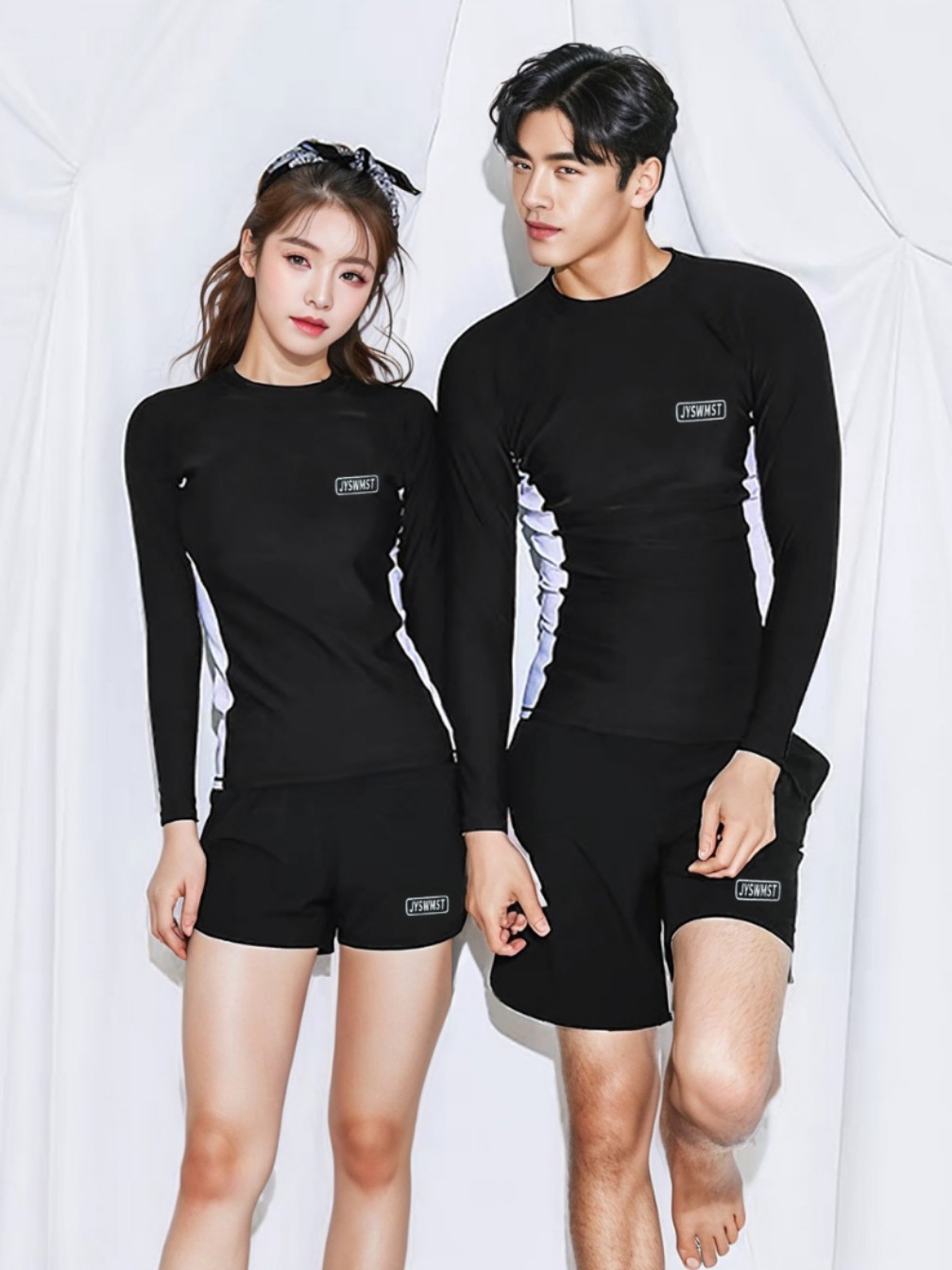 Sun Protection Quick-Drying Wetsuit Men's Split Long-Sleeved Trousers Snorkeling Wetsuit Couple Warm Swimsuit Women's Surfing Suit