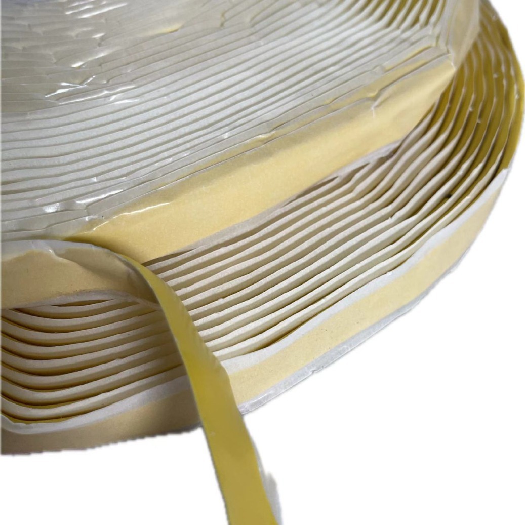 Butyl sealing strip yellow high temperature RTM/FRP vacuum diversion consumables auxiliary rubber sealing strip