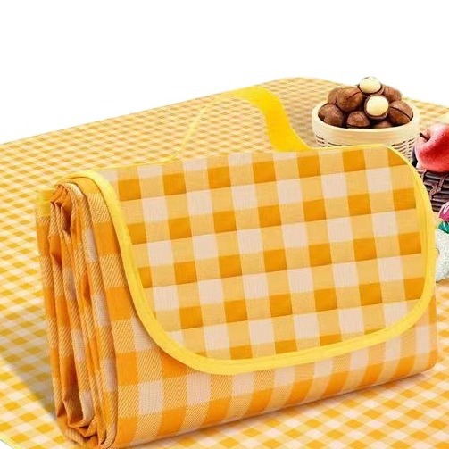 Pastoral Style Picnic Mat Outdoor Camping Beach Mat Portable Outing Picnic Mat Wholesale Leisure Plaid
