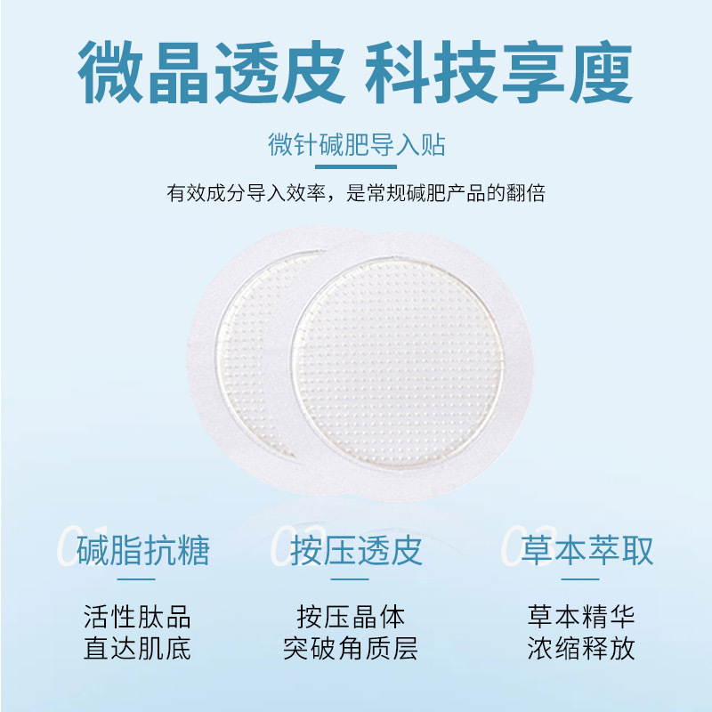 E-Commerce Source Factory's Popular Micro-Needle Chip Alkaline Fertilizer Patch, Nano-Micropeptide Ice Crystal Alkaline Fertilizer Patch, Firming Alkaline Fertilizer Patch
