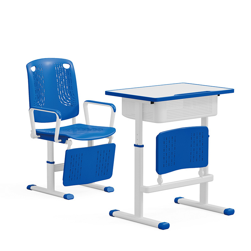 Factory Direct Sales Reclining School Student Desks and Chairs Multi-Functional Training Chair Freely Adjustable Height Study Table