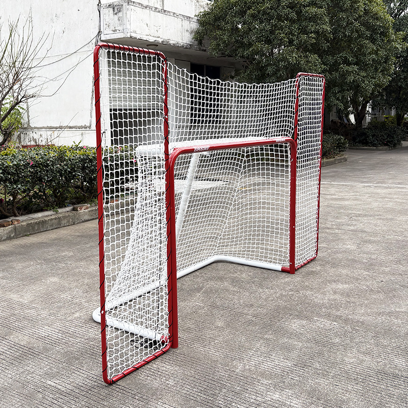 72inch Standard Ice Hockey Goal, Assembled Square Goal, Hockey Roller Skating Ball Training, High Hardness Carbon Steel, Foldable