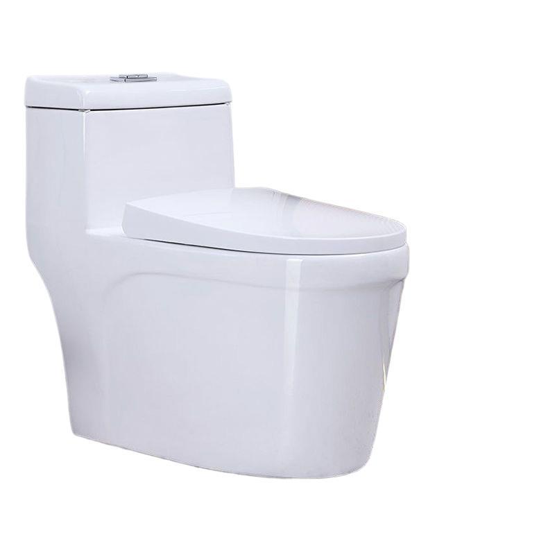 Household Flush Toilet Large Diameter Silent Ceramic Deodorant Toilet Siphon Toilet Small Apartment Bathroom New Style