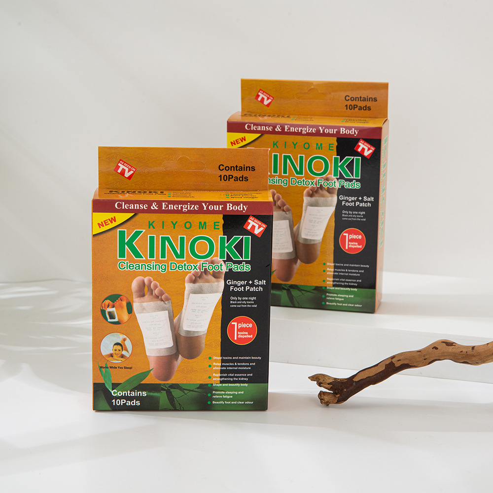 Foreign Trade Cross-Border Foot Patch Gold Foil Foot Care Products for Home Use Fresh Foot Patch Moxa Stick Wholesale