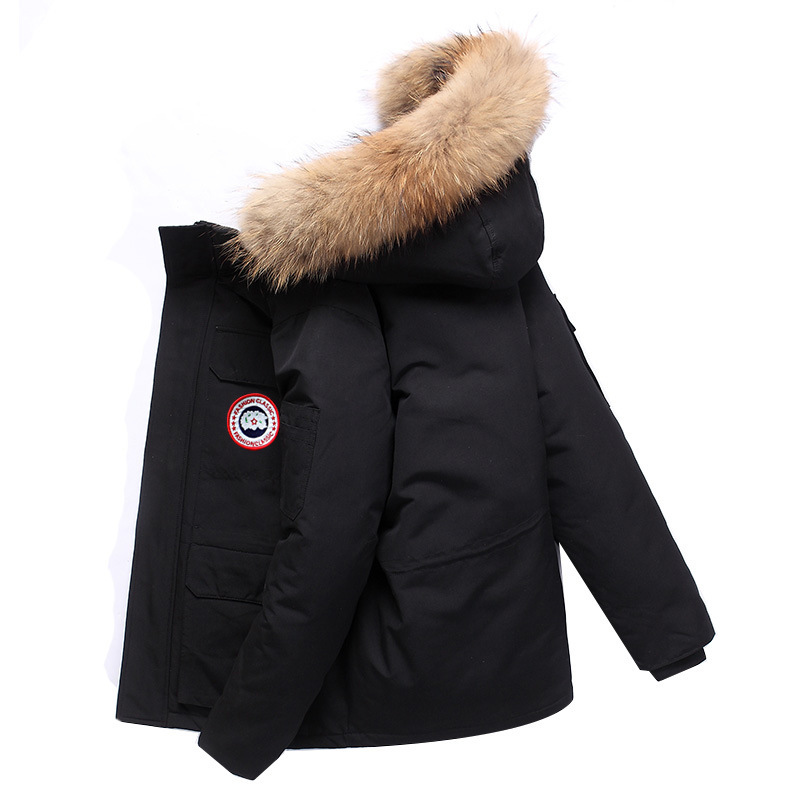 2024 New down Jacket Winter Men's Mid-Length Couple Outdoor Thickened Workwear Warm and Coldproof Jacket Trendy