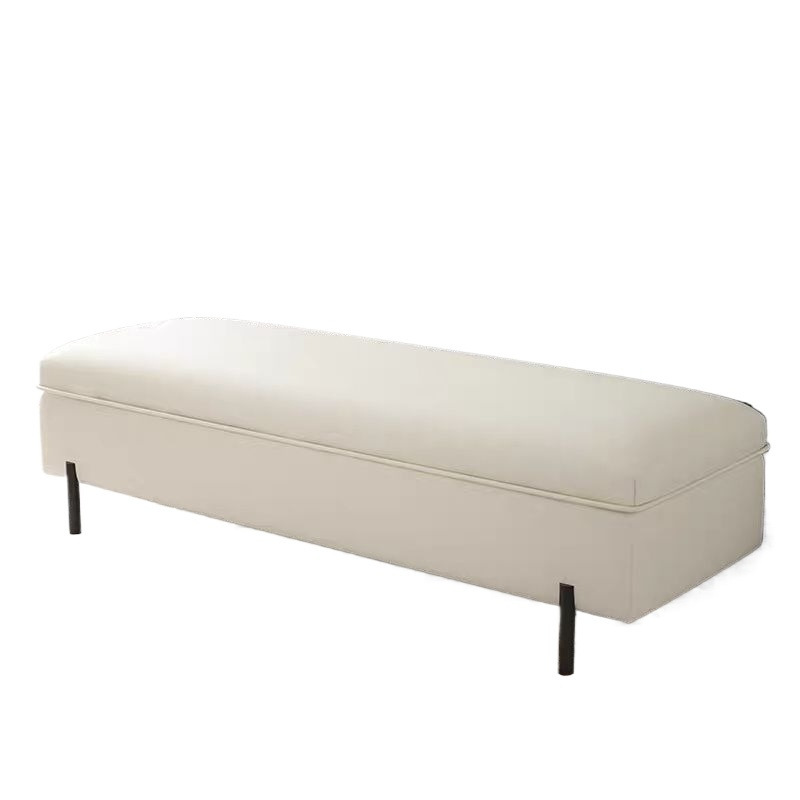 Light Luxury Bedroom Bed End Stool Bed Ottoman Solid Wood Sofa Stool Storage Living Room Storage Stool Bedside Extended Stool