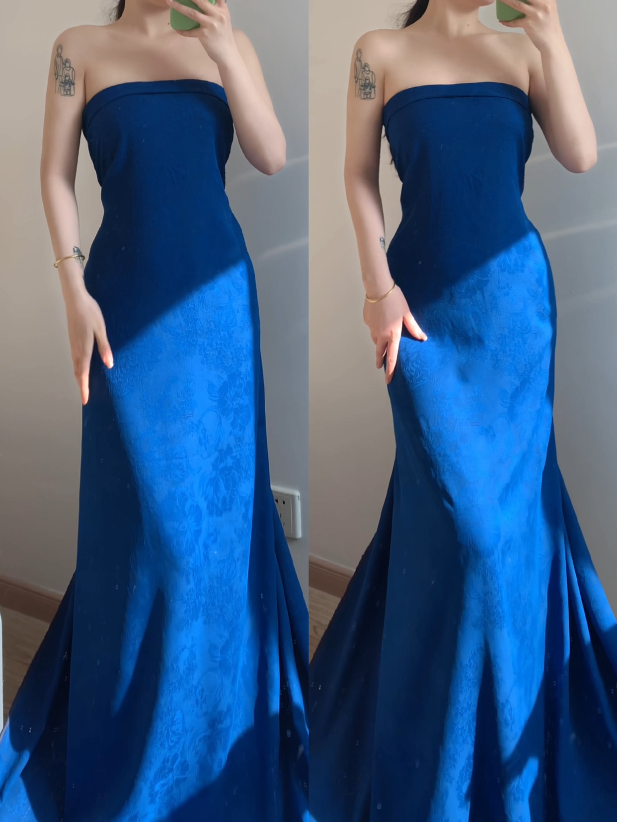 [Клейн синий] Шелковая пряжа ароматная облачная пряжа 40 мм 120 ширина 100% шелк шелковица классическая ткань лето