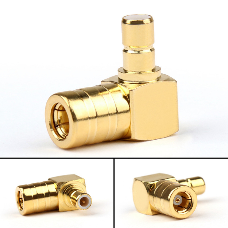 Адаптер Smb Male на Smb Female, 90 градусов, для автомобильного Rf коаксиального соединения