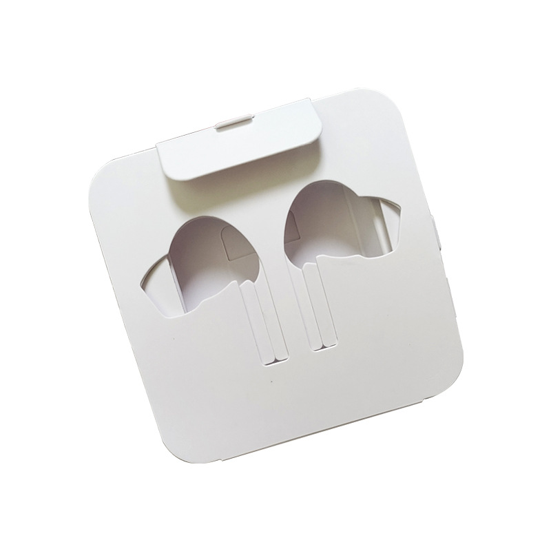 Round Head Flat Headset Inner Cardboard 3 Generation 6 Generation 7 Generation 11 Generation 15 Generation Apple Wired Headset Cardboard Packaging