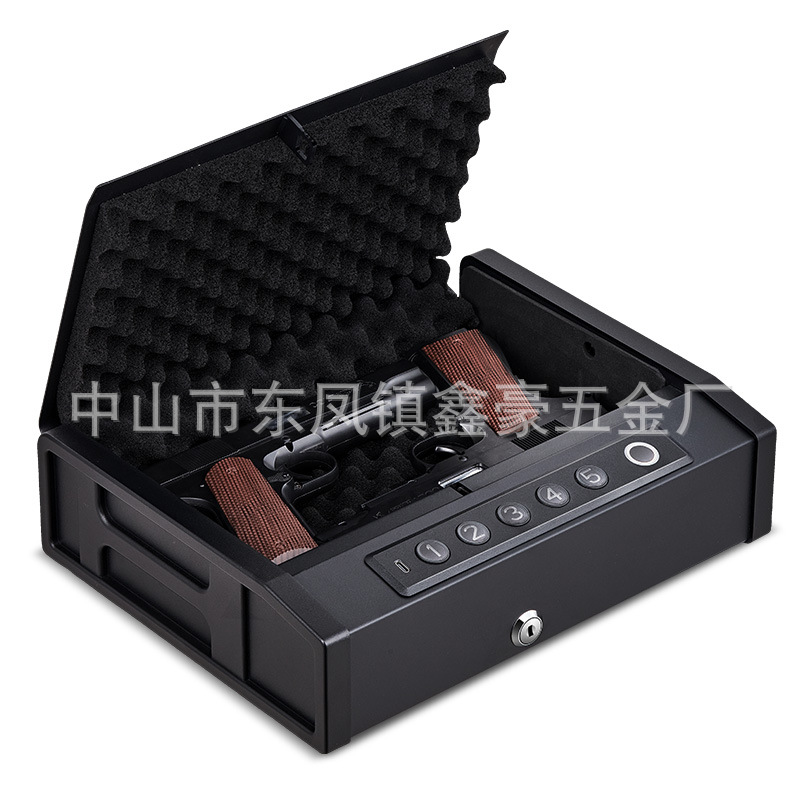 Сейф для оружия с паролем и отпечатком пальца Amazon для домашнего использования, USB интерфейс