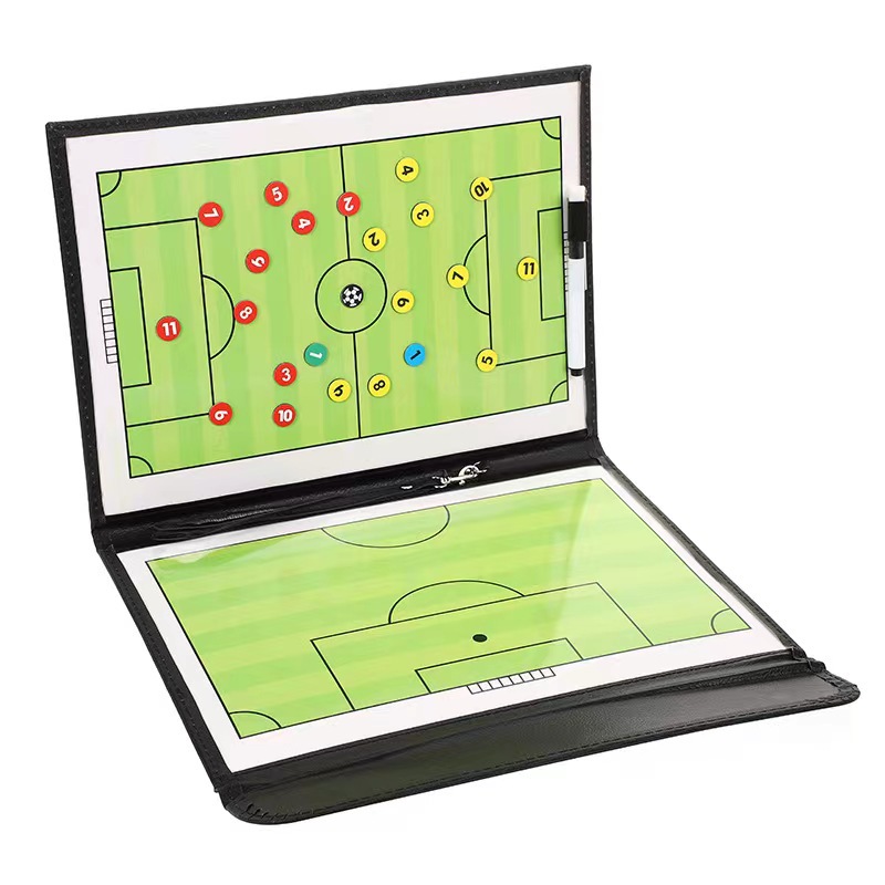 Складная магнитная тактическая доска для футбольного обучения, песчаная доска с шахматными фигурами и ручкой