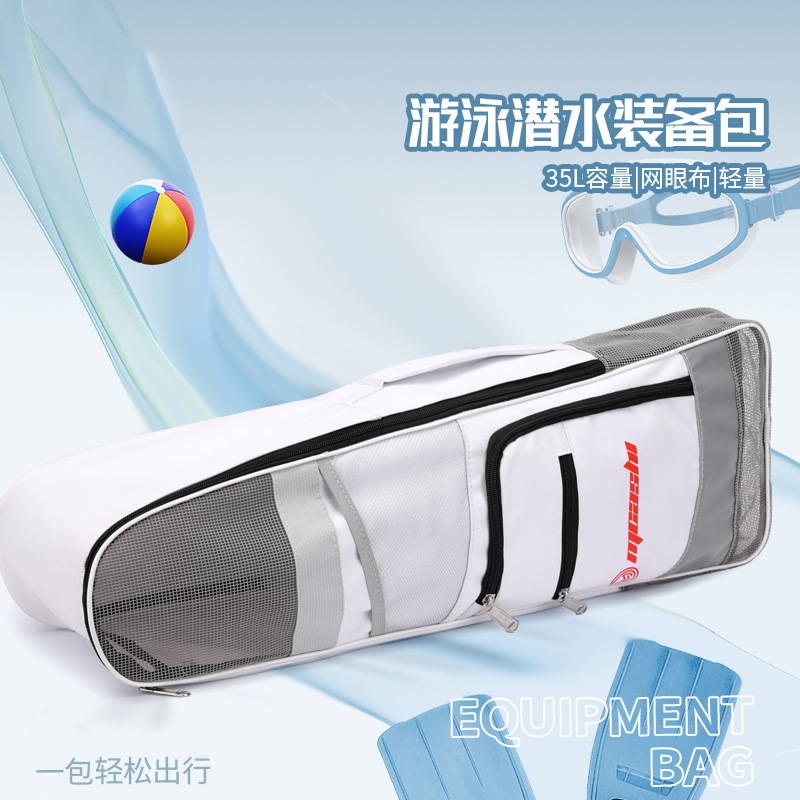 Professional Snorkeling Sambo Bag Diving Bag Equipment Diving Fins Frog Shoe Mask Mesh Bag Floating Swimming Backpack