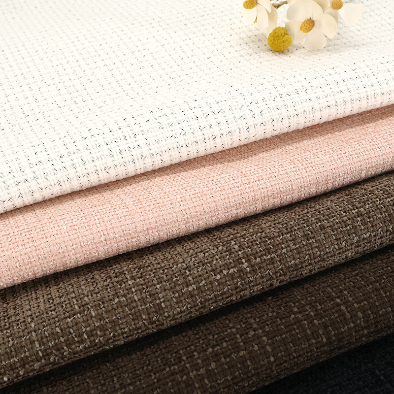 Gradient woolen small fragrant style clothing fabric autumn and winter 300g polyester cotton coat clothing fabric tweed fabric