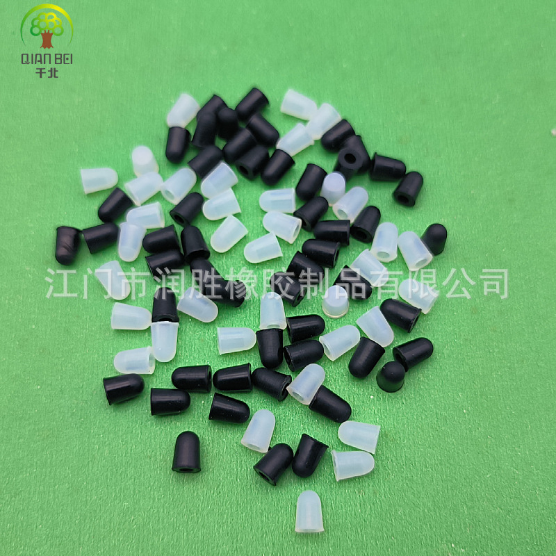 Dust-proof Protection Anti-collision Silicone Cap Cover Wire Round Tube Port Protection Silicone Cover Electroplated Rubber Cap High Temperature Resistant Rubber Cover