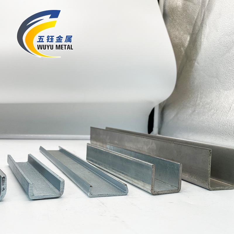 Channel Steel Hot-Dip Galvanized U-Shaped Steel C-Shaped Steel Profile Manufacturer Supplies Channel Steel for Building Structure Curtain Walls