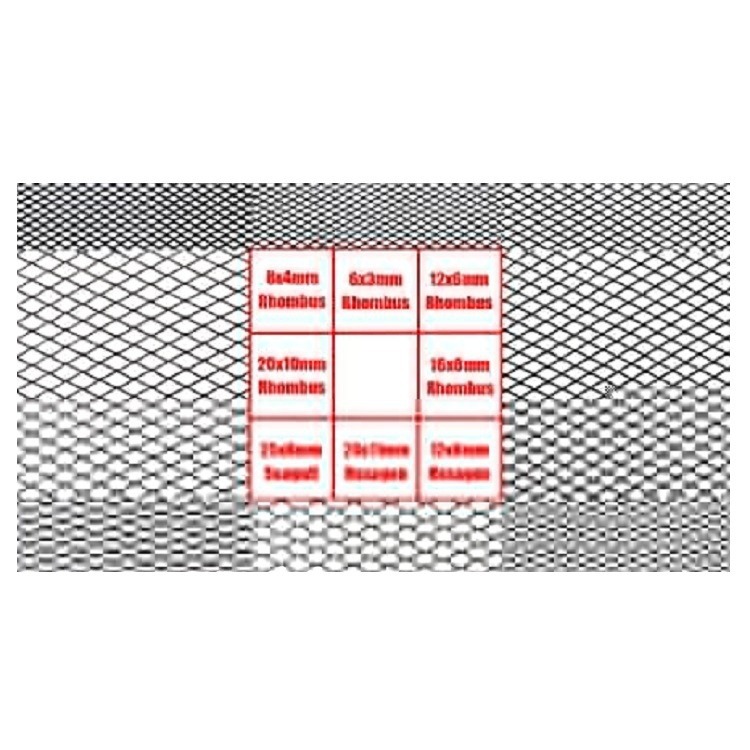 Cross-Border Rhombus Hexagonal Seagull-Shaped Universal Cuttable Modified Mesh Modified Aluminum Mesh Car Mesh Car Mesh