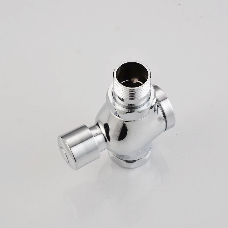 All copper stool flush valve four-way flush valve urine delay valve hand flush valve squatting pan three-way flush valve