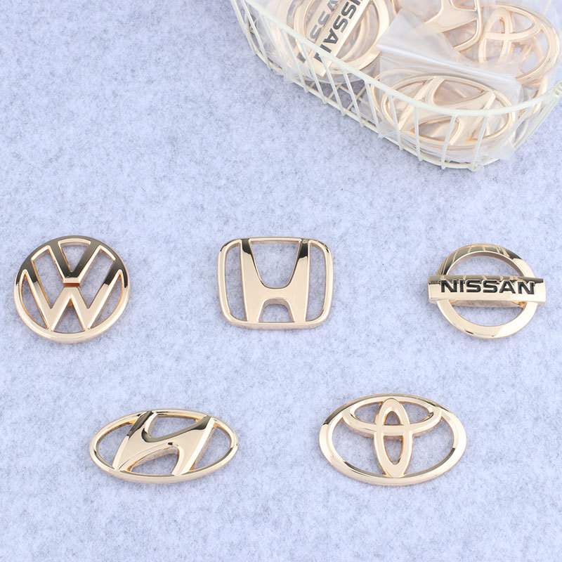 Car signs, trademarks, car stickers, logo, three-dimensional plating, nameplate, steering wheel, metal car logo, customized car tail logo