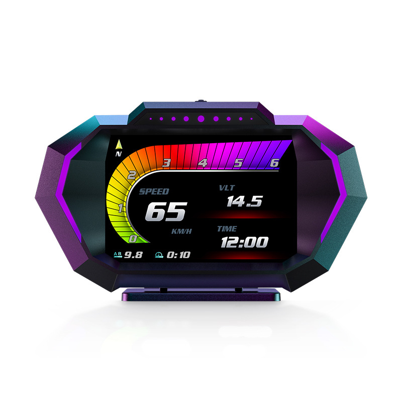 Southeast Asia Hot Selling Hud Head-Up Display Obd Gps Lcd Instrument Multi-Function Driving Computer Supports Customization