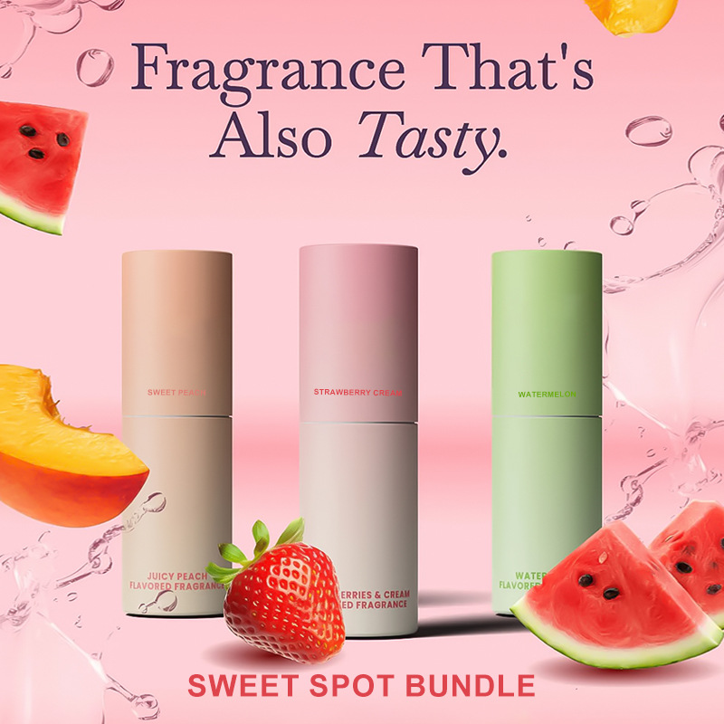 Cross-Border Customized Full English Solid Balm Sweetheart Strawberry Cream Flavor Solid Scent Foreign Trade Explosion