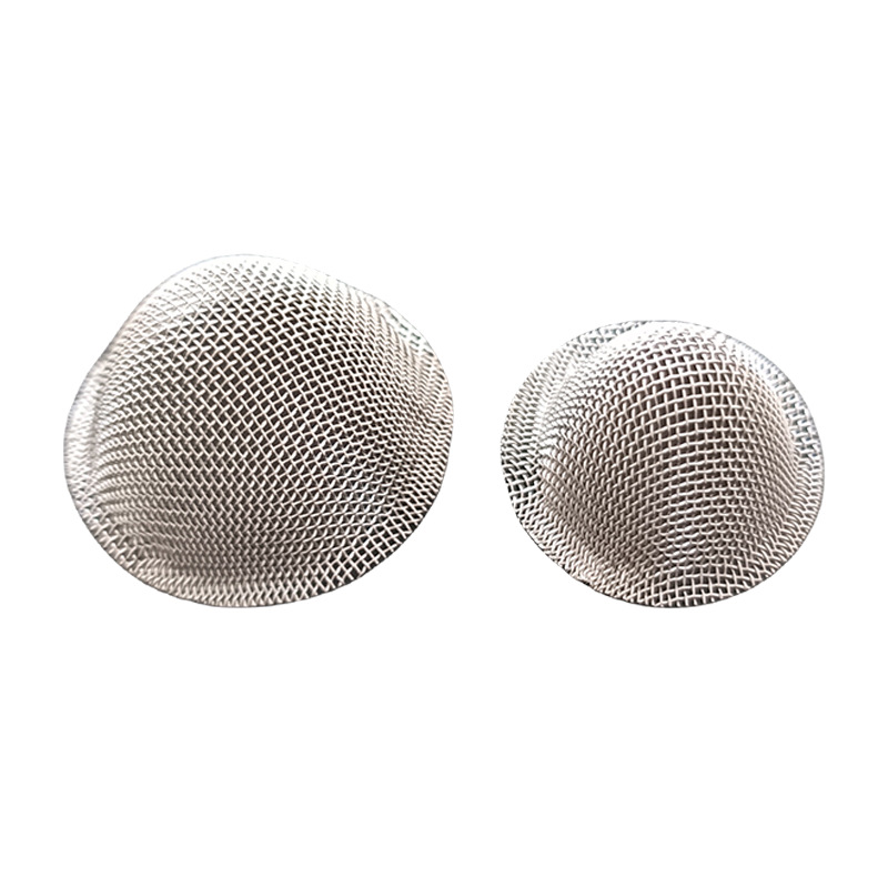 Pipe combustion-supporting Net V-shaped mesh cap woven bowl-shaped stainless steel pipe filter net pipe accessories cone filter