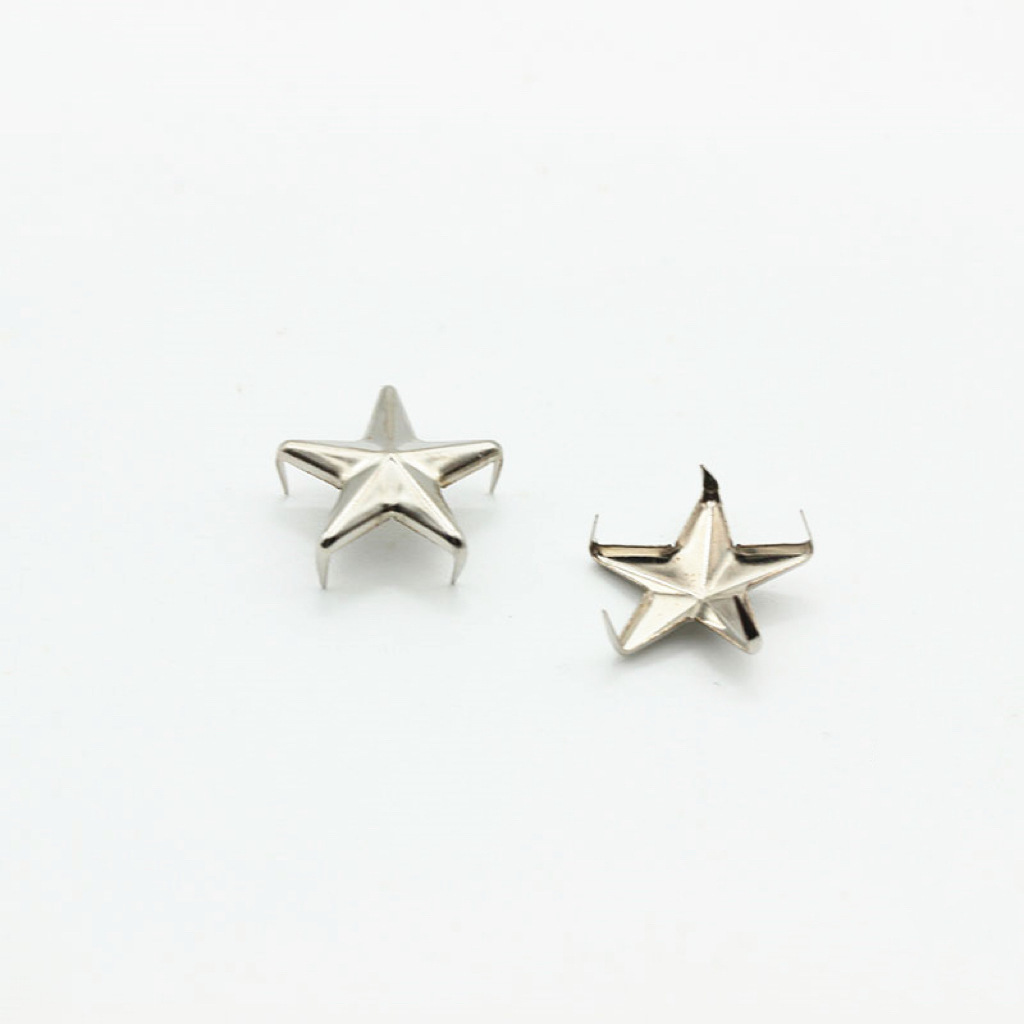 10mm Five-Pointed Star Claw Nail 10 Three-Dimensional Star Five-Pointed Claw Beads Trendy Flirting Trend Elements
