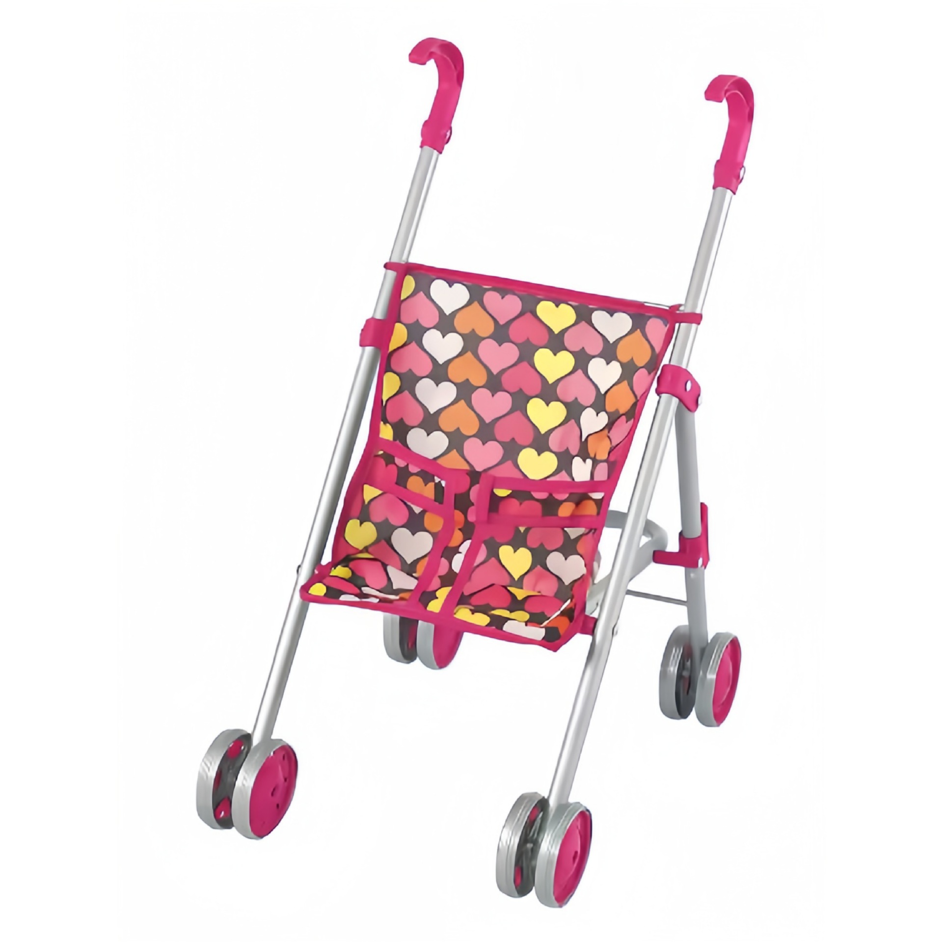 Baby Walker Simulation Stroller Play House Doll Iron Stroller Toy Accessories