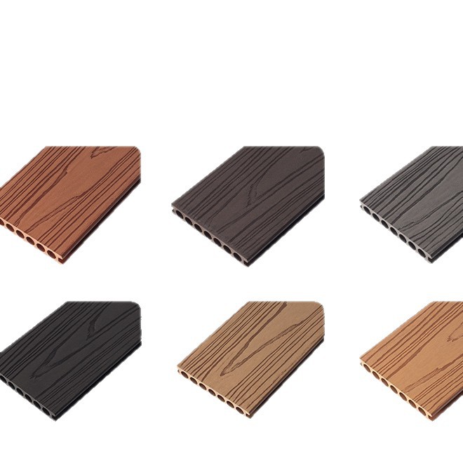 Wpc Plastic Wood Flooring Factory Outdoor Courtyard Embossed Wood-Plastic Flooring Waterproof and Anti-Corrosion Walkway for Outdoor Courtyard Use