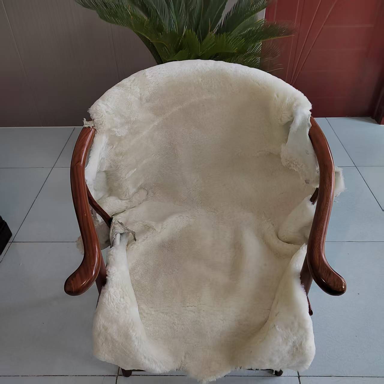 Manufacturer's Fine-Bristled Genuine Fur Whole Goatskin Goatskin Block Sheep Sheared Velvet Shoes with Fur Integrated Wool Lining Leather