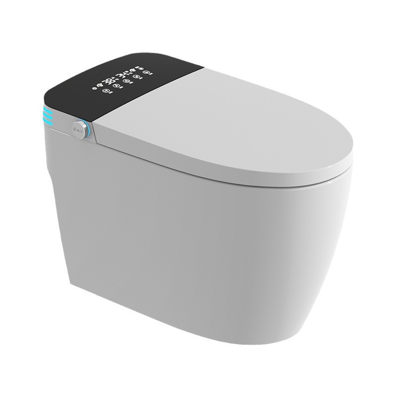 Jomoo Fully Automatic Induction Flip-Top Smart Toilet with Water Tank Instant Heating Integrated Toilet Foam Shield Remote Control Women's Wash