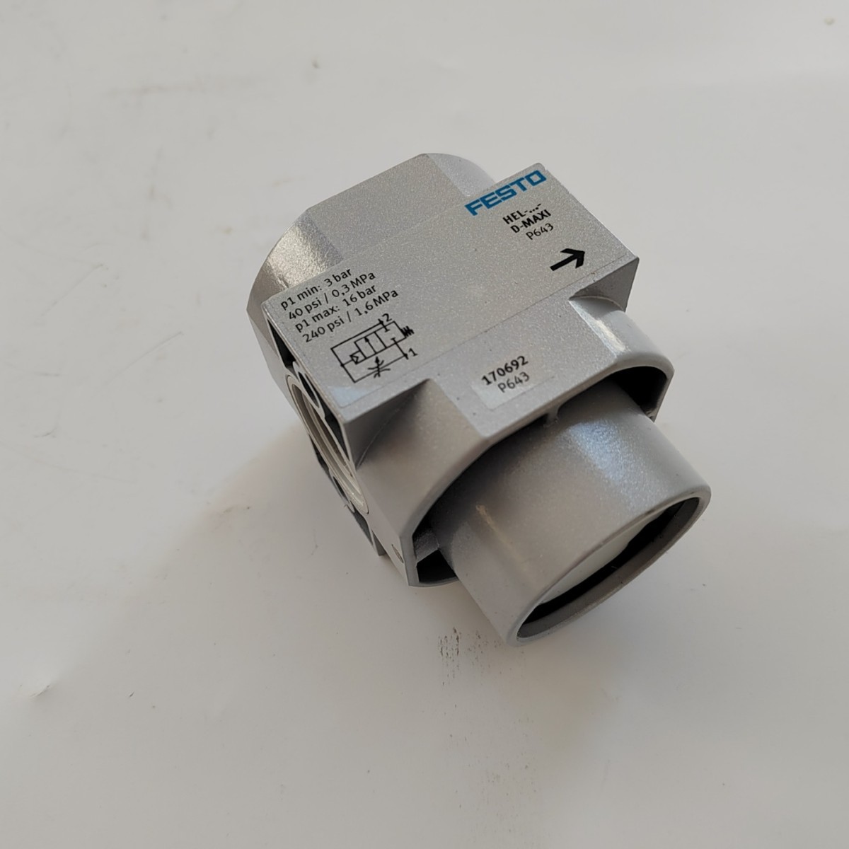 German Festo Switch Valve Hel-D-Maxi 170692