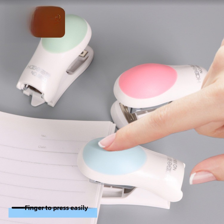 Direct supply cartoon nail book appliance cute mini set stapler small multi-style stapler wholesale for students