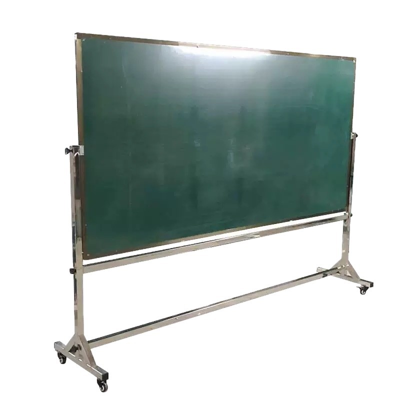 Blackboard Stand Type Training Single-Sided Double-Sided Magnetic Chalk Green Board Outdoor Factory School Whiteboard Magnetic Double-Sided