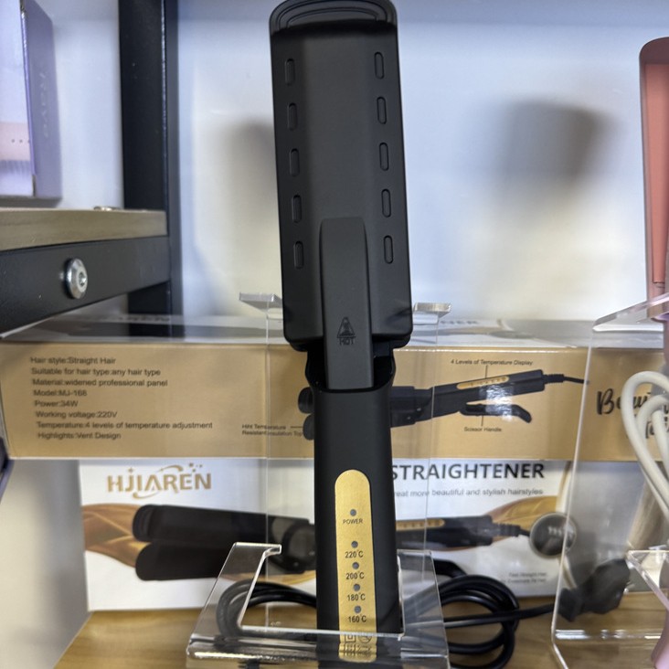 Кросс-браундер выпрямитель для волос с отрицательными ионами, регулируемая температура, выпрямитель для волос для общежитий, не повреждает волосы