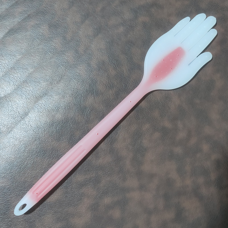 Extended Palm Meridian Slapping Board for Home Health and Fitness, Back Soft Slapping, Silicone Palm Massager