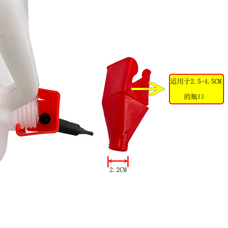 Cross-border hot-selling refueling funnel with filter telescopic tube car and motorcycle refueling gasoline plastic long nozzle funnel