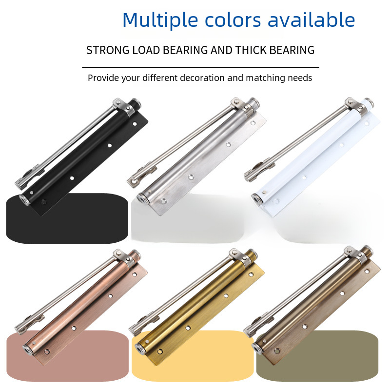 Hotel door stainless steel door opener door closer household wooden door mute buffer adjustable automatic door closer