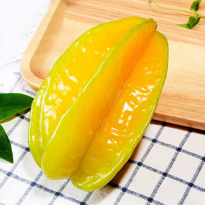 Authentic Fujian Star Fruit 2.5kg Whole Box Fresh Seasonal Fruit Wholesale with Free Shipping Taiwan Five-Pointed Star Red Star Fruit