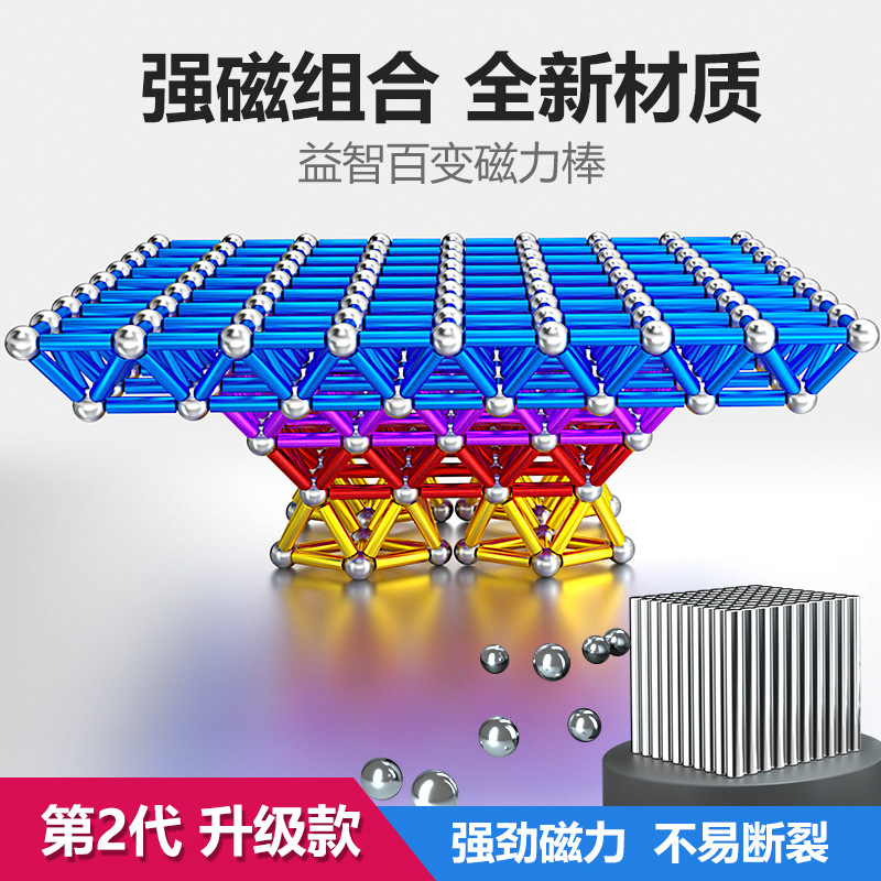 Пазл, магнитные палочки, набор магнитов, оптовая продажа магнитных строительных блоков