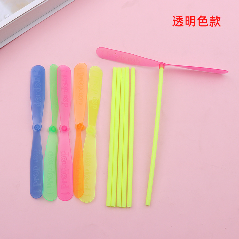 Hand-Rubbed Plastic Bamboo Dragonfly/Large Flying Fairy Frisbee Classic Traditional Pocket Toy Plastic Flying Leaf Frisbee