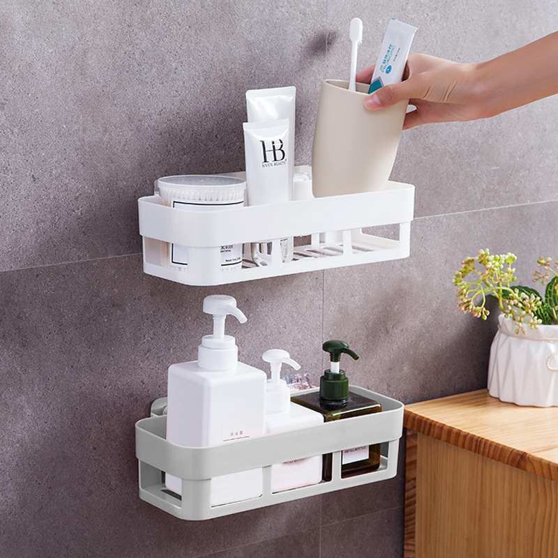 Storage Rack Wall-Mounted Storage Box Bathroom Storage Rack-Soap Box/Toiletries/Toilet Storage Rack