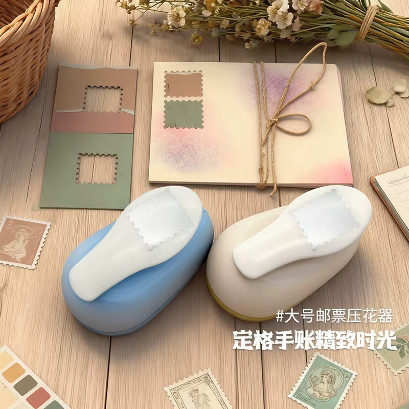 Labor-Saving Large Stamp Frame Embossing Machine Kindergarten DIY Handmade Embossing Machine Student Handbook Punch