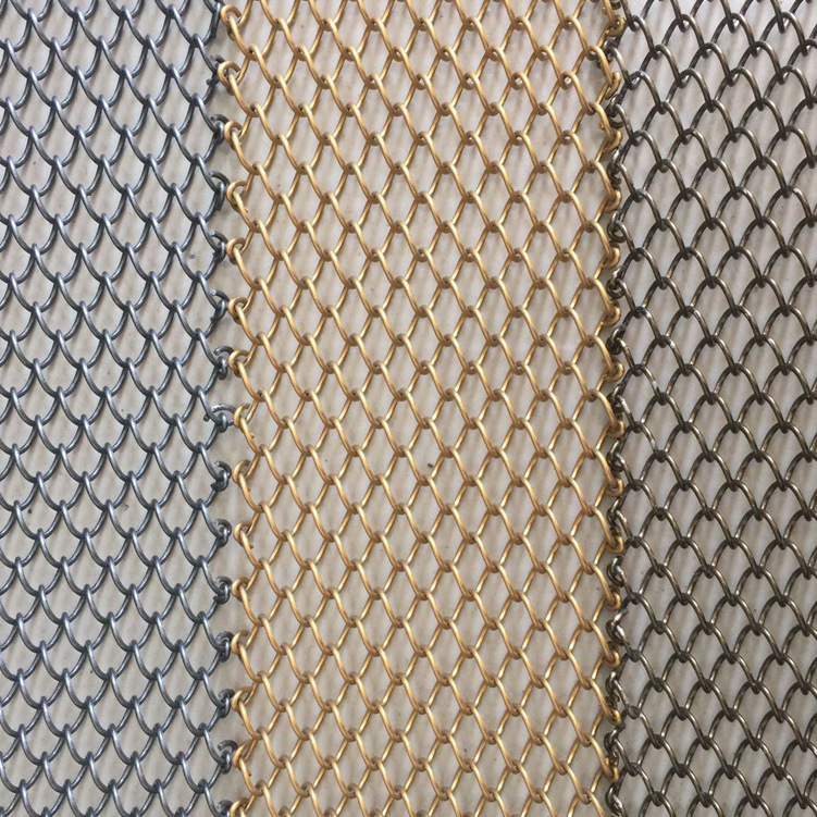 Yunnan Manufacturer Direct Supply Wholesale Decorative Mesh Curtain Metal Stainless Steel Aluminum Copper Wire Bar Ktv Construction Site